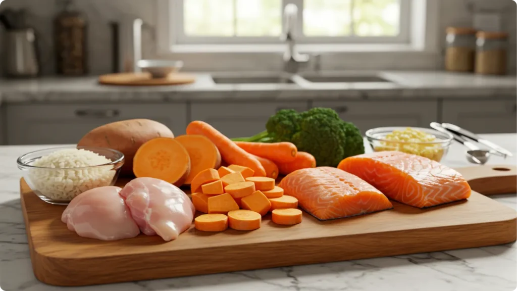 Ingredientes naturais seguros para Pastor alemão