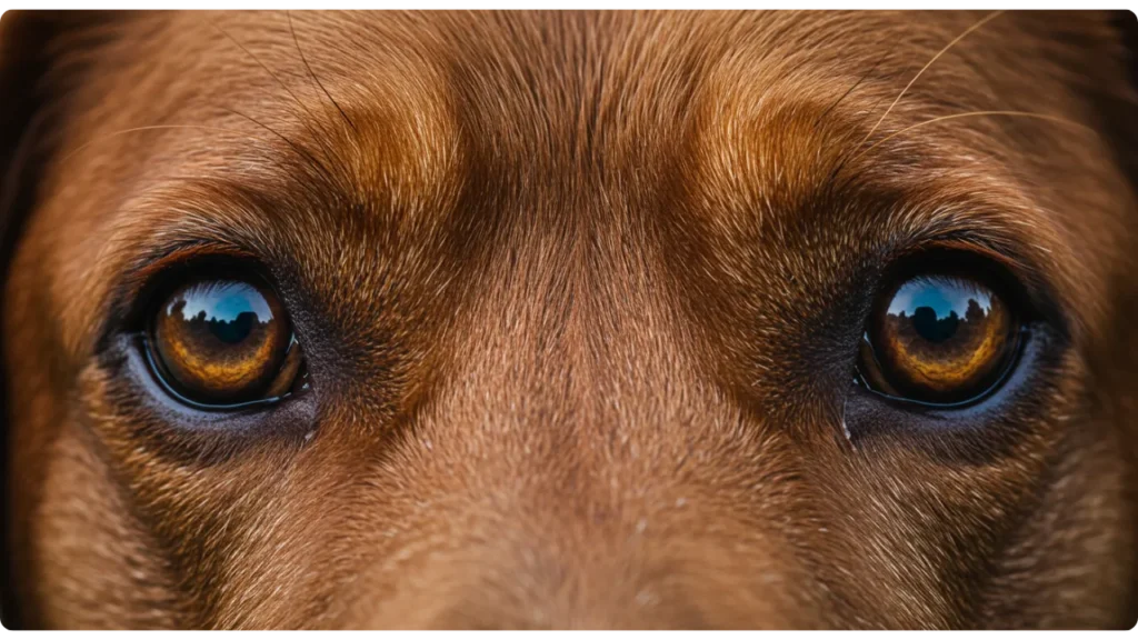 Olhar atento de cão demonstrando prontidão para aprendizado