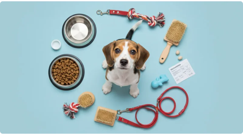 Kit essencial primeiros cuidados com filhote de cachorro - manual definitivo